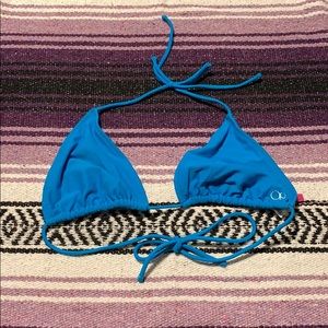 Turquoise String Bikini Top